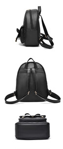 # LZ295 zaino da <span class=keywords><strong>donna</strong></span> in pelle PU vegana con Logo leggermente personalizzato zaino da <span class=keywords><strong>donna</strong></span> di marca per zaino trapuntato da <span class=keywords><strong>donna</strong></span> - Product Image 2