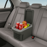 Nouveau 8L Voiture Réfrigérateur Électrique Refroidisseur avec Chauffage/Refroidissement Véhicule Réfrigérateur 12v Portable pour Voiture Portable Voiture Congélateur