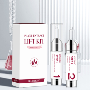 Kit de rehaussement de cils professionnel à base d'extraits végétaux, formule améliorée, nourrit et rehausse les cils en 2 étapes, vente en gros - Product Image 1