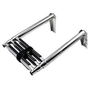 Stainless Steel Boat Ladder 316 Grade Foldable Telescopic Deck Ladder For <b>Yacht</b> Marine Use - Product Image 2