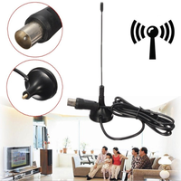 Antenne TV DVB-T à base magnétique intérieure avec gain 5DBI et câble RG174 pour décodeur