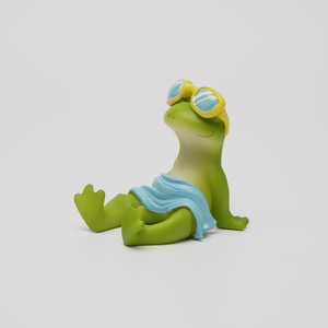 Đáng yêu màu xanh lá cây ếch điện thoại chủ Kính mát độc đáo quyến rũ mô hình động vật nhựa thủ công cung cấp hỗ trợ ổn định cho bất kỳ điện thoại thông minh - Product Image 3