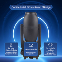 Lámpara de Cabeza Móvil LED360 RGBW B200XY con Haz No Polarizado, Cabeza Giratoria para Escenarios, Ceremonias Religiosas, Espectáculos en Parques Temáticos