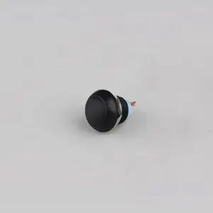 CMP 12mm Plastic 6 colors Black body Solder 2 Pins Waterproof Micro Momentary Start Button Round Switch Sealed Push Button