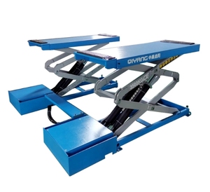 Vente directe usine : Plateforme élévatrice à ciseaux double niveau au sol - Product Image 5