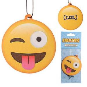 Ambientador de coche Smile Faces, papel colgante de alta calidad, ambientadores de aire de larga duración con forma de coche troquelados personalizados con logotipo - Product Image 1