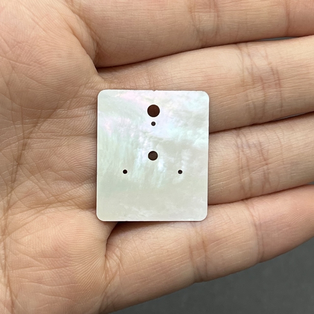 2A Grade Eco-Friendly OSB Brand Natural Mother of Pearl 22.6*26.5*0.4MM Model OSB-2A-22.6*26.5 for Watch Dial Parts