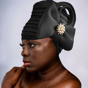 Turban pour femmes respirant à fleurs à prix avantageux, couvre-chef <span class=keywords><strong>hijab</strong></span> pour cheveux longs - Product Image 3