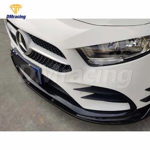 Labio delantero de fibra de carbono seco estilo PT para <span class=keywords><strong>Mercedes</strong></span> Benz W177 Clase A Sport <span class=keywords><strong>A35</strong></span> Hatchback <span class=keywords><strong>Sedan</strong></span> 2018-2020 - Product Image 4