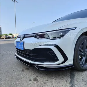 ชุดแต่งรอบคันสำหรับรถยนต์ VW Golf MK8 GTI R-Line ปี 2021-2023 ชุดแต่งกันชนหน้าแบบดิฟฟิวเซอร์ สีดำเงา สปอยเลอร์กันชนหน้า อุปกรณ์ตกแต่งรถยนต์ - Product Image 5
