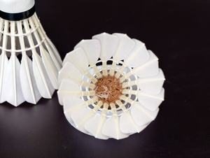 DunRun <span class=keywords><strong>DR</strong></span>-19 BWF одобренный гусиное перо бадминтон волан с пробковой головкой высокопрочный для турнирных соревнований - Product Image 5