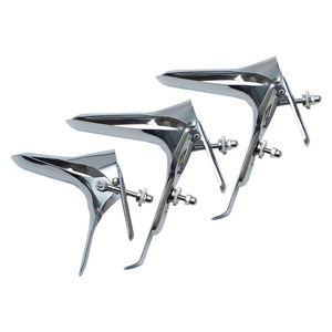 304 dilator besi tahan karat pemeriksaan ginekologi dilator logam halus mainan dewasa spekulum mainan seks - Product Image 1