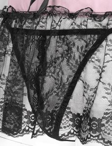 3Pcs Mens Adjustable Erotic Lace <strong>Lingerie</strong> Set <strong>Sissy</strong> <strong>in</strong> Bra and Panties - Product Image 5