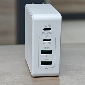 Máy tính xách tay gan sạc 150W sạc nhanh 4 cổng sation chúng tôi cắm USB & loại C 100W 20W FCC tường adapter sạc - Product Image 4