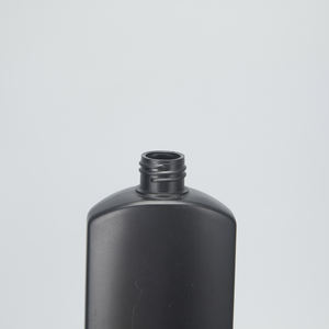 Botella de Plástico HDPE Cuadrada Negra Vacía de 60 ml y 120 ml para Aceite Capilar con Tapón Dosificador de Apertura Giratoria - Product Image 4