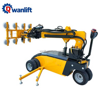 Chariot hydraulique 3m 4m 5m avec ventouse, élévateur de bois pour camion, nouveau robot élévateur électrique à vide pour l'installation de dalles de verre et de marbre