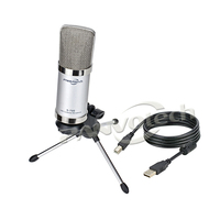 Panvotech USB 콘덴서 마이크 가라오케 스튜디오 마이크 녹음 마이크