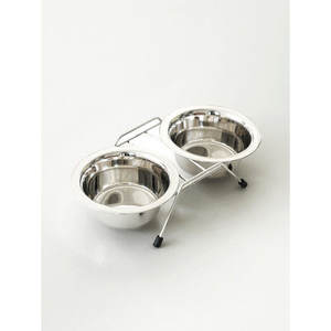 Bols de voyage en acier inoxydable pour animaux de compagnie Capacité de 32oz Caractéristiques extérieures écologiques Source d'alimentation de charge pour chats Autres animaux - Product Image 1