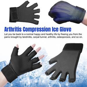 Muñequera de Gel Sólido Ajustable Personalizada, Compresión para Aliviar el <span class=keywords><strong>Dolor</strong></span>, Envoltura de Hielo para Manos, Guantes de Terapia de Frío y Calor - Product Image 2