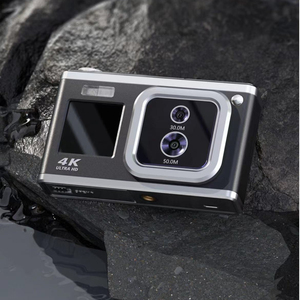 Newest Dual Lens Digital Camera AF Auto Focus Dual Screen Vlog Camera Student Travel Gift Compact ABS Metal selfie C22 - Product Image 3
