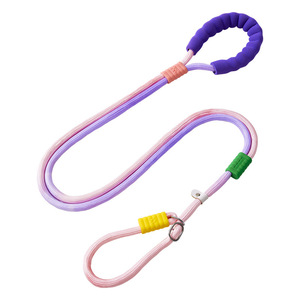 Nuevo tipo de correa a prueba de explosiones para perros pequeños y medianos, correa antiescape para perros grandes, correa con collar para - Product Image 5