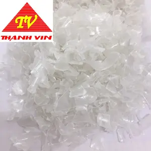 Pet flakes hot washed unwashed clear white color recycled grade post-consumer bottles material - Ms. Mira