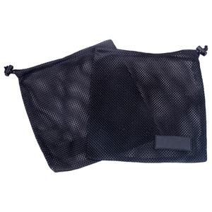 Serviette de plage en maille polyester recyclée et réutilisable, écologique, avec logo personnalisé, sac à cordon pour la plage, la gym et le yoga - Product Image 2
