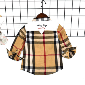 <span class=keywords><strong>Chemise</strong></span> à Boutons Rayée pour Garçon à <span class=keywords><strong>Carreaux</strong></span> Colorés, Chemises pour Petits Enfants, Hauts à Manches Longues Enroulables, Col Montant, <span class=keywords><strong>Chemise</strong></span> en Coton pour Enfant - Product Image 5