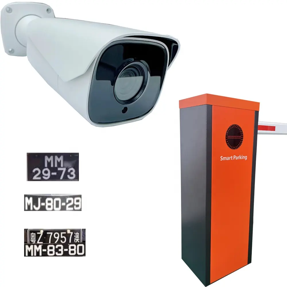 Obiettivo con messa a fuoco automatica telecamera IP LPR di rete da 5-50mm con visione notturna IR integrata e custodia impermeabile IP67 chiusa