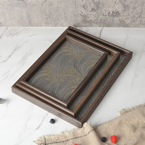 Meilleures nouveautés : Plateaux en bois, vaisselle artisanale indienne, plats à collation, assiettes en bois d'Inde pour la décoration - Product Image 6