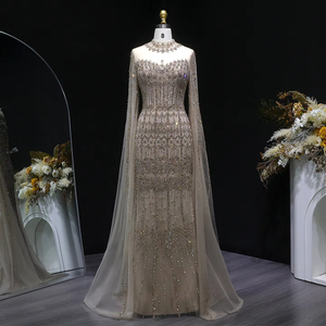 Vestido <span class=keywords><strong>de</strong></span> Noche <span class=keywords><strong>de</strong></span> Lujo Jancember LSZ150, Estilo Sirena con Cuentas, Vestido <span class=keywords><strong>de</strong></span> Gala con Lentejuelas para <span class=keywords><strong>Fiesta</strong></span> Formal - Product Image 1