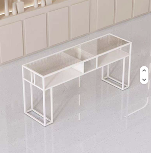 Juego de Mesa y Silla de Manicura de Estilo Nórdico, Mesa de Manicura Moderna y Minimalista para Una o Dos Personas, Muebles Comerciales para Salón o Taller - Product Image 3