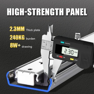 Furniture Hardware Kitchen Use Heavy Duty Soft Closing <b>Drawer</b> <b>Slide</b> Rails 3 Fold Full Extension Ball Bearing 200kg Load Capacity - Product Image 3