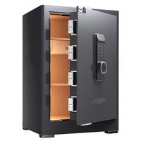 BW-60 Safe Box Mittelgroßer Stahl-Tresor mit Elektronischem Kombinationsschloss und Gesichtserkennung für Studium, Schule, Krankenhaus, Hotel, Bank
