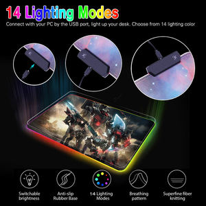 Biểu tượng tùy chỉnh Anime thăng hoa cao su tự nhiên lớn Chuột bảng Top chơi game bảng Mat RGB chuột Pad - Product Image 4