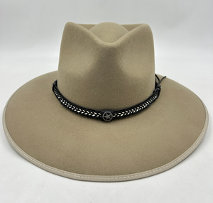 En gros noir en feutre <span class=keywords><strong>de</strong></span> <span class=keywords><strong>laine</strong></span> chapeaux <span class=keywords><strong>de</strong></span> cowboy pour hommes - Product Image 6