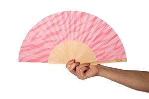 Éventail pliable en bambou écologique personnalisé, motif peint – Décoration vintage pour anniversaire, Nouvel An chinois, Halloween, fête, cadeau - Product Image 2