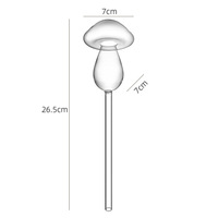 Globes d'arrosage en forme de cactus en verre soufflé à la main