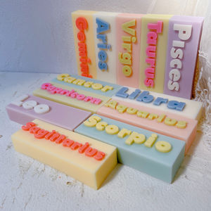 Molde de Silicona del Horóscopo <span class=keywords><strong>Completo</strong></span> con Forma Rectangular del Zodiaco para Velas, Signos, Eslóganes y Astrología, Decoración Personalizada Hecha a Mano - Product Image 5