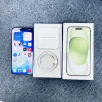 Téléphones iPhone 15 Plus d'occasion, téléphones mobiles 5G d'occasion, téléphones mobiles d'occasion 128 Go, téléphone d'occasion de seconde main, 6,7 pouces, débloqué
