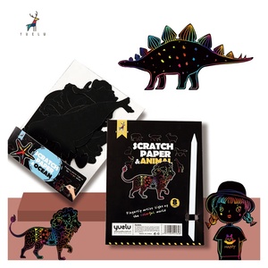 Cầu Vồng Scratch Giấy Set Scratch Thủ Công Mỹ Nghệ Giáo Dục Đồ Chơi Bộ Dụng Cụ Scratch Nghệ Thuật Cho Trẻ Em Bên Trò Chơi Món Quà Sinh Nhật - Product Image 1