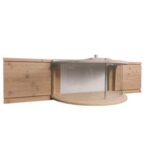 Mangeoire à oiseaux à fenêtre personnalisée avec vue dégagée à 180 ° pour observer le balcon intérieur Cage à oiseaux avec alimentation en eau Jouets pour chiens - Product Image 2