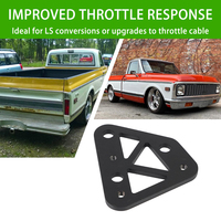 Support d'adaptateur de câble d'accélérateur pour support de pédale de gaz LS Swap pour 1967-1972 Chevy C10 & GMC Truck Cab