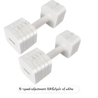 Ensemble d'haltères réglables de Type avancé pour les femmes Muscle Fitness Bodybuilding Peinture gratuite Poids libres de couleur