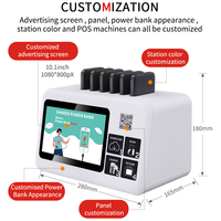 Shared Power Bank Rental Handy für unterwegs Tragbare Ladestation Rental Power Bank Station für Großbritannien