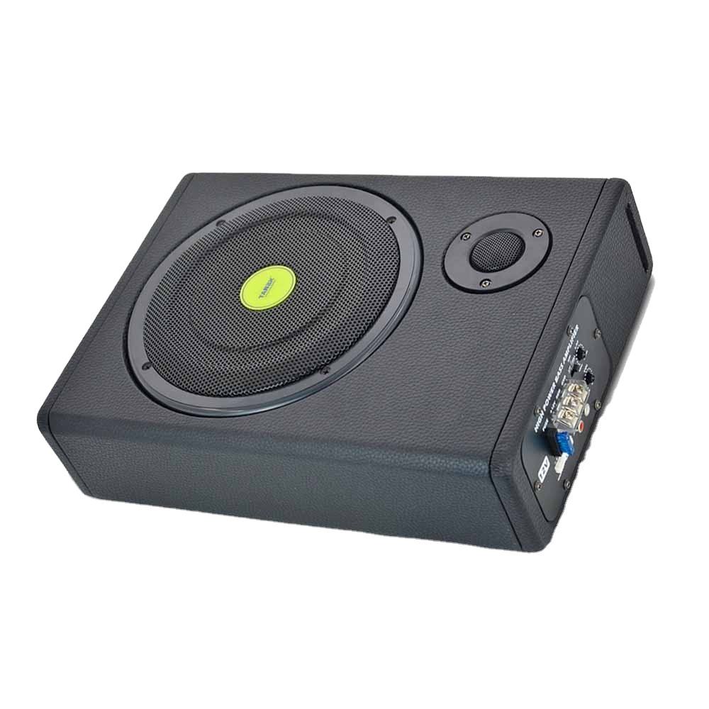 Inch 12V Car Audio Slim Subwoofer Active Bass Speaker