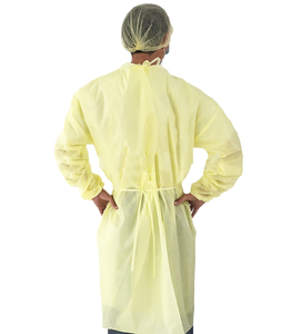 AAMI Level 1 2 Uniform Workwear Visitor <strong>Gown</strong> Disposable <strong>Isolation</strong> <strong>Gowns</strong> - Product Image 2