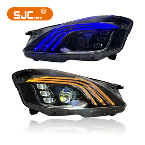 Conjunto de Faros Delanteros Estilo <span class=keywords><strong>Maybach</strong></span> SJC para Mercedes Benz Clase S W221 2006-2012, Faros Modificados, Accesorios para Automóviles - Product Image 1