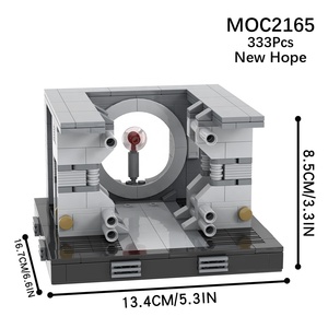 Ensemble de blocs <span class=keywords><strong>Star</strong></span> New Hope <span class=keywords><strong>Wars</strong></span> Mini Action sans figurines, blocs de construction, jouets, kit de construction MOULD KING Juguetes Para Los Ninos - Product Image 5