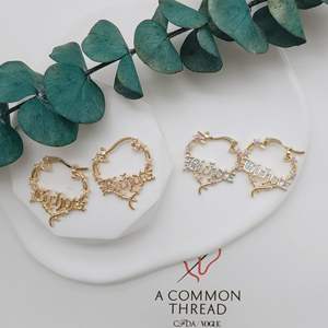 JML DIY corazón Huggie pendientes 14K chapado en oro de latón de moda <span class=keywords><strong>Karolg</strong></span> joyería oro laminado Bonito para mujeres inspirado Sera Manana - Product Image 1